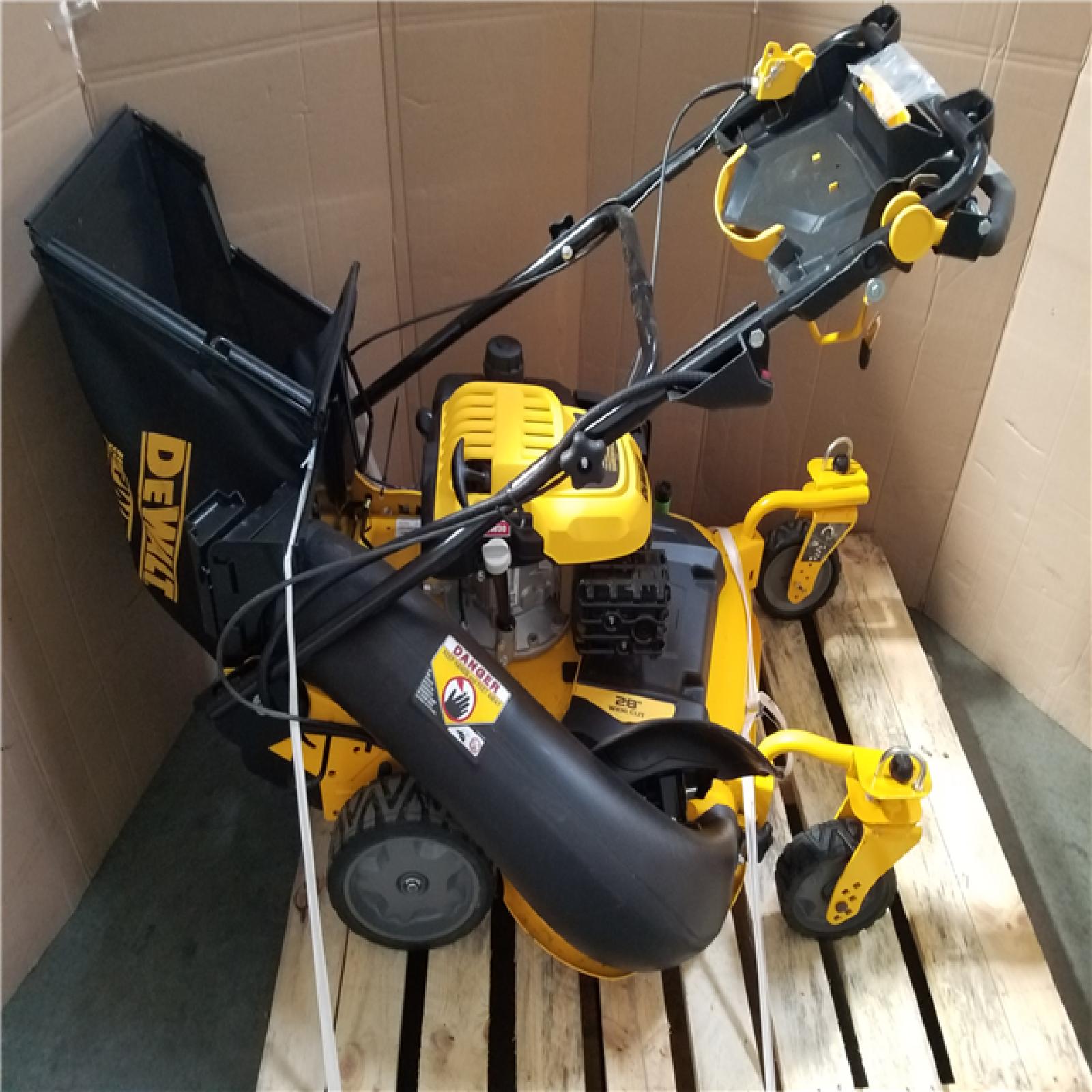 CALIFORNIA AS-IS DEWALT LAWN MOWER