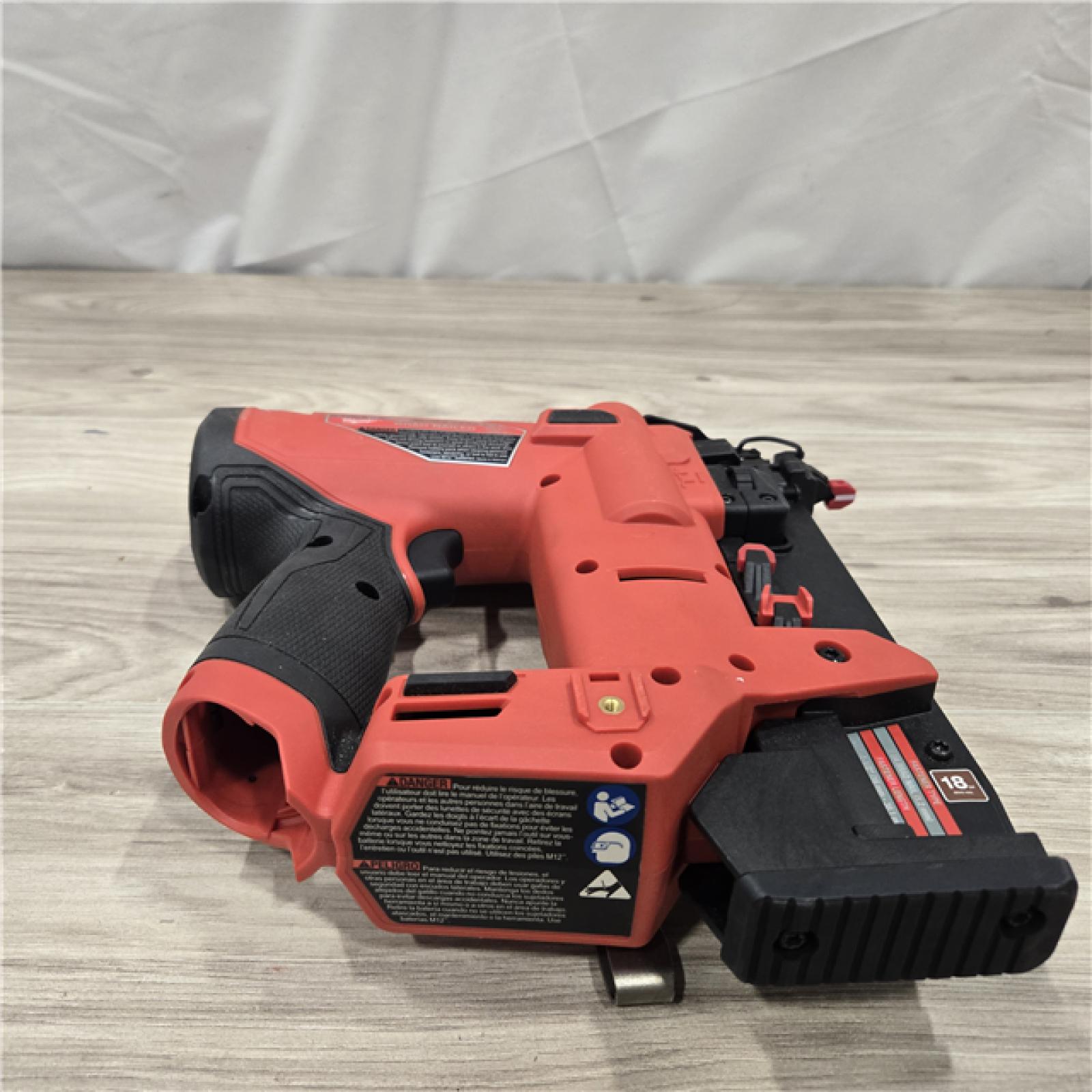 AS-IS Milwaukee M12 FUEL 18 Gauge Compact Brad Nailer (Tool-Only)