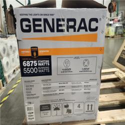 Dallas Location - As-Is Generac 6875 / 5500-Watt  Gasoline Portable Generator