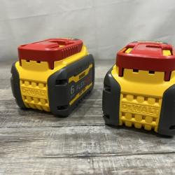 AS-IS DEWALT FLEXVOLT 20V/60V MAX Lithium-Ion 6.0Ah Battery Pack (2 Pack)