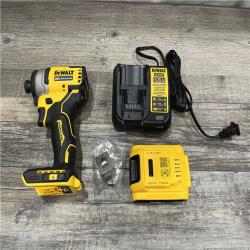 AS-IS DEWALT Atomic 20V Max Lithium-Ion Brushless Cordless Compact 1/4 in. Impact Driver Kit