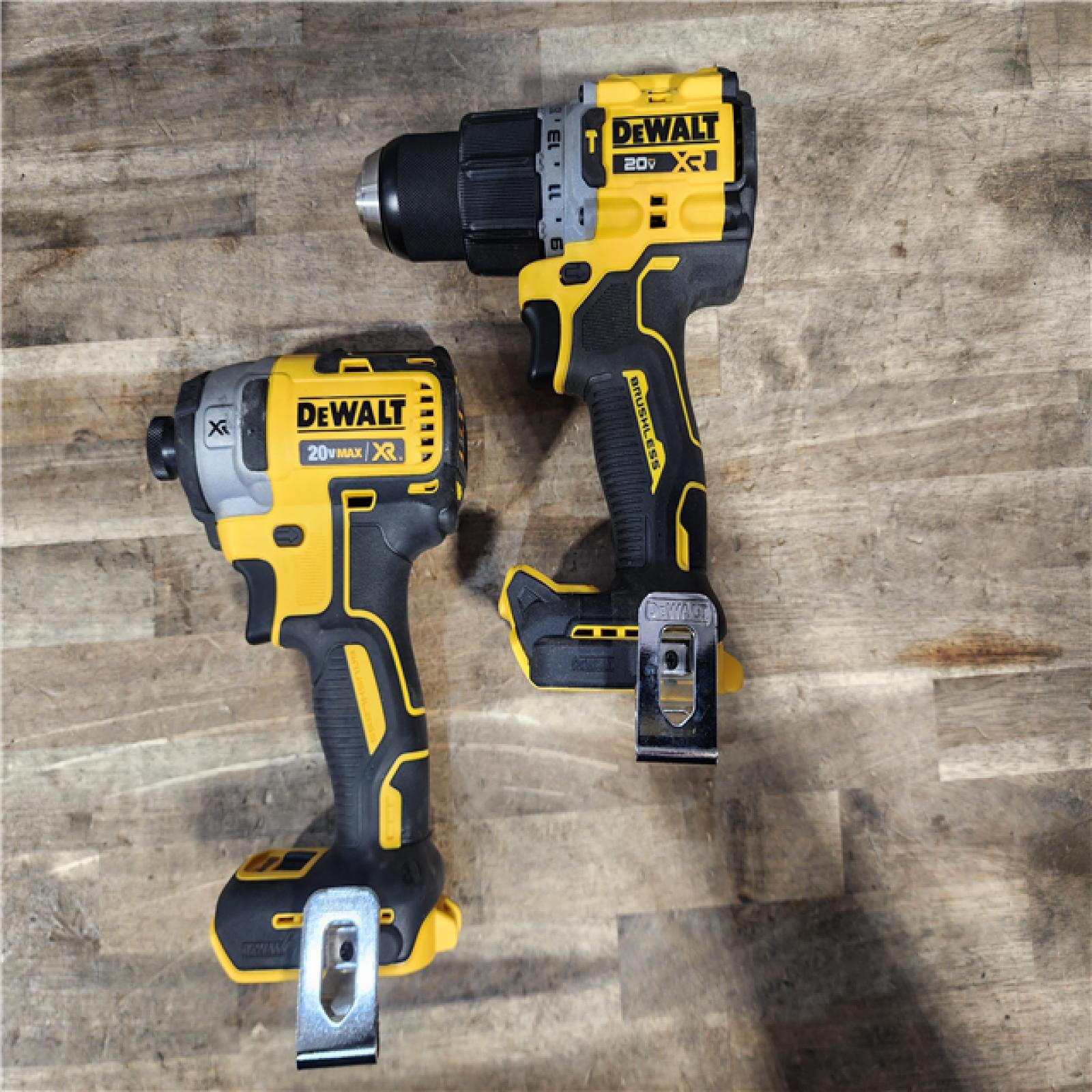 HOUSTON LOCATION - AS-IS DEWALT 2 TOOL COMBO KIT W/ (2) BATTERY & CHARGER
