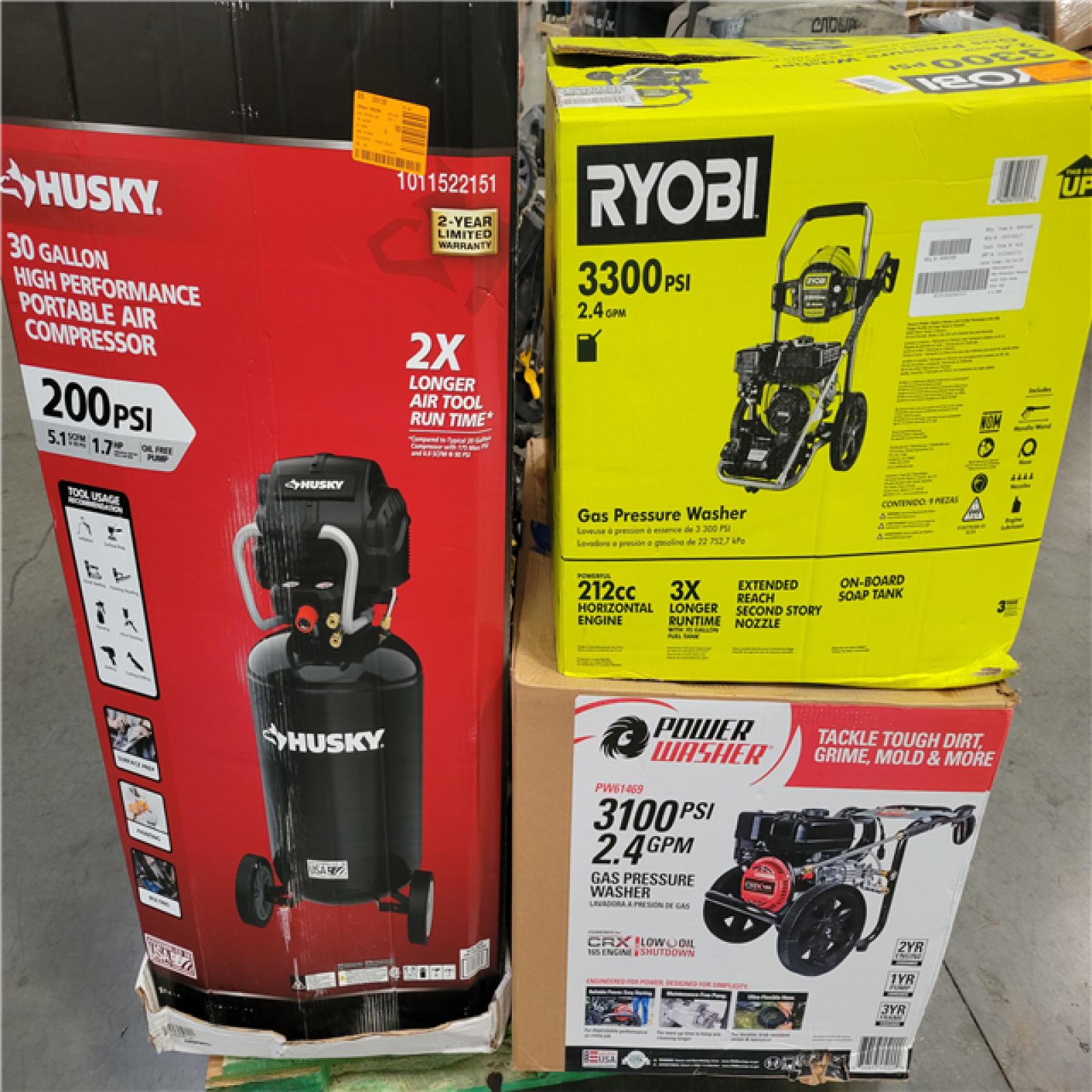 CALIFORNIA AS-IS OUTDOOR POWER EQUIPMENT