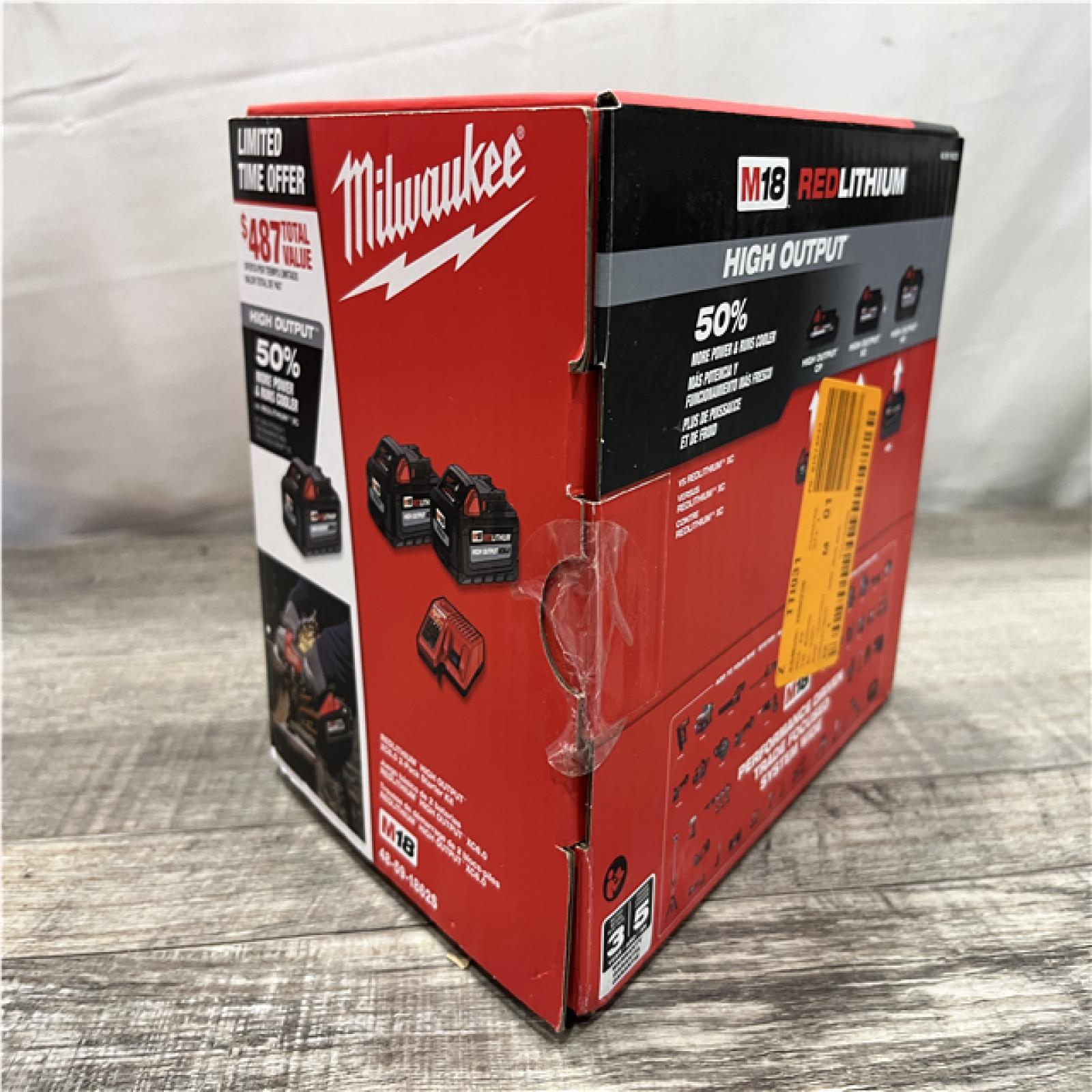NEW - Milwaukee 18-Volt Lithium-Ion High Output Starter Kit