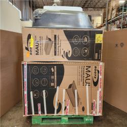 Phoenix AS-IS Bootz Industries Maui 60 in. x 30 in. Alcove Soaking Bathtub with Left Drain in White Pallet (4-Tubs)