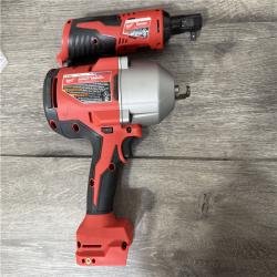 California NEW Milwaukee M18 Brushless 1/2 High Torque Impact Wrench & M12 3/8 Ratchet Kit, Includes (2) Batteries, Charger & Bag