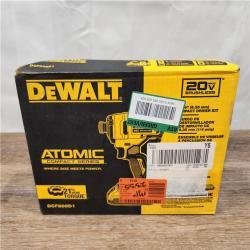 AS-IS DeWalt DCF809D1 20V Cordless 1/4  Impact Driver Kit W/ Battery  Charger and Bag