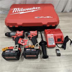 LIKE NEW! - MILWAUKEE FUEL 18V Cordless Hammer Drill and Impact Driver Combo Kit