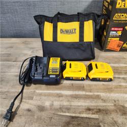 HOUSTON LOCATION - AS-IS Dewalt DCK225D2 20V MAX ATOMIC Compact Cordless Drill Driver and Impact Driver Combo Kit