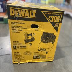 AS-IS - DEWALT DWFP1KIT Nailer and 120 PSI Compressor Combo Kit