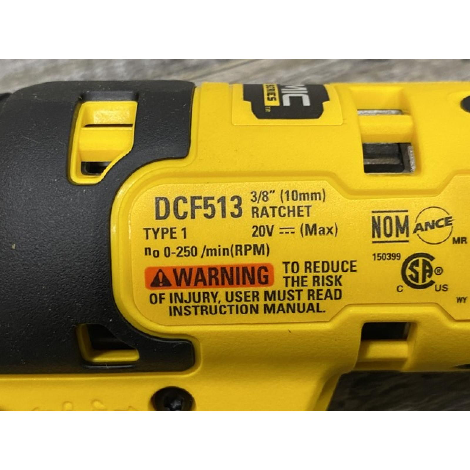 AS-IS DEWALT ATOMIC 20V MAX Cordless 3/8 in. Ratchet (Tool Only)