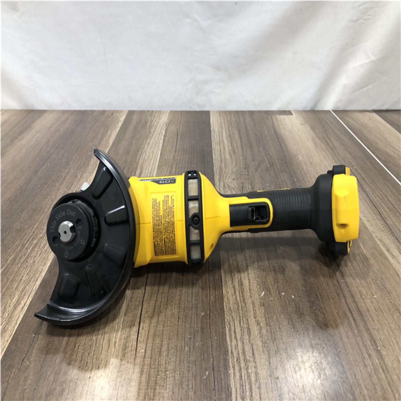AS-IS DEWALT FLEXVOLT 60V MAX Cordless Brushless 4.5 in. to 6 in. Small Angle Grinder with Kickback Brake (Tool Only)