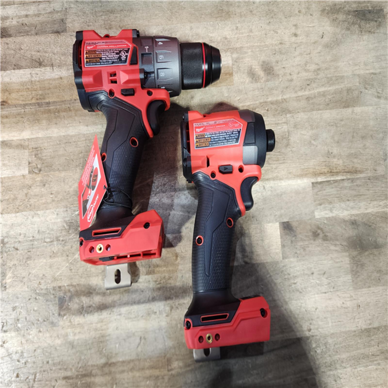 HOUSTON LOCATION - AS-IS (APPEARS LIKE NEW) MILWAUKEE FUEL 18V Lithium-Ion Brushless Cordless Hammer Drill and Impact Driver Combo Kit