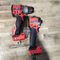 HOUSTON LOCATION - AS-IS (APPEARS LIKE NEW) MILWAUKEE FUEL 18V Lithium-Ion Brushless Cordless Hammer Drill and Impact Driver Combo Kit