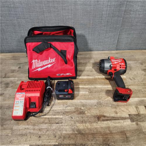 HOUSTON LOCATION - AS-IS Milwaukee FUEL 18V Lithium-Ion Brushless Cordless 1/2 in. Impact Wrench w/Friction Ring Kit
