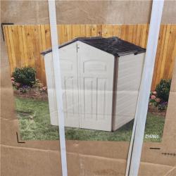 Phoenix LIKE NEW Rubbermaid 6 ft. 6 in. x 5 ft. Slide-Lid Resin Shed
