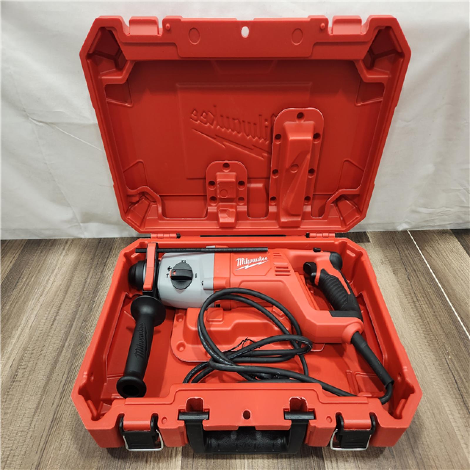 AS-IS- Milwaukee 1 in. SDS Plus D-Handle Rotary Hammer w/ Case (Tool-Only)