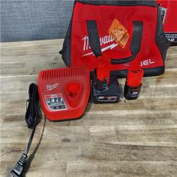 HOUSTON LOCATION - AS-IS Milwaukee 3497-22 12V Brushless Hammer Drill and Impact Driver Combo Kit