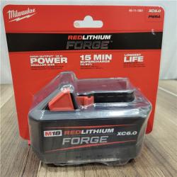 NEW! Milwaukee 48-11-1861 18V M18 REDLITHIUM FORGE HIGH OUTPUT XC6.0 Battery
