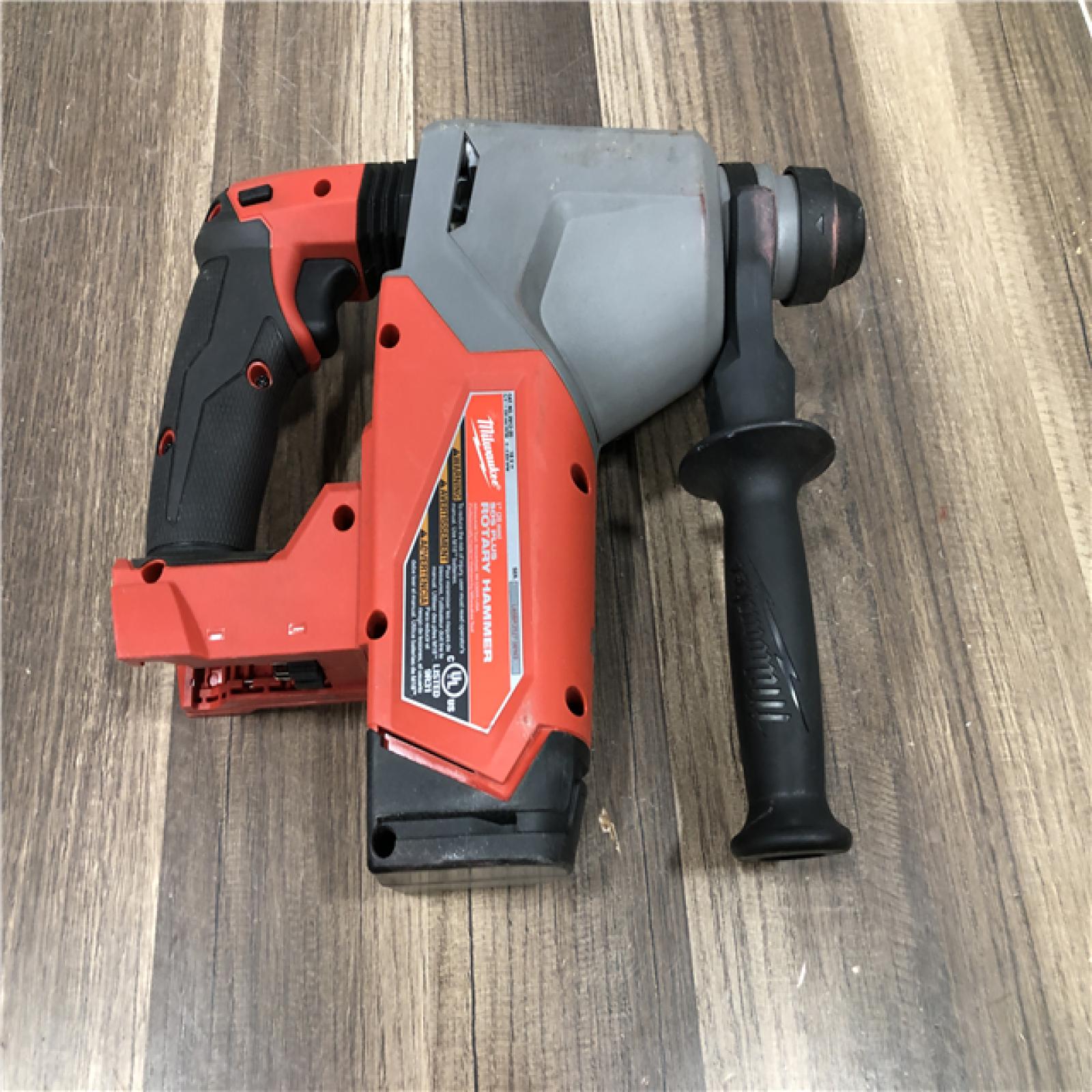 AS-IS Milwaukee FUEL 18V Lithium-Ion Brushless Cordless 1 in. SDS-Plus Rotary Hammer (Tool-Only)