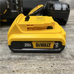 AS-IS DEWALT 20V MAX Lithium-Ion 15-Degree Electric Cordless Roofing Nailer Kit