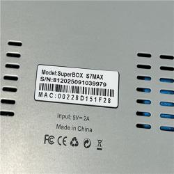 AS-IS SUPERBOX S7 MAX Streaming Media Player