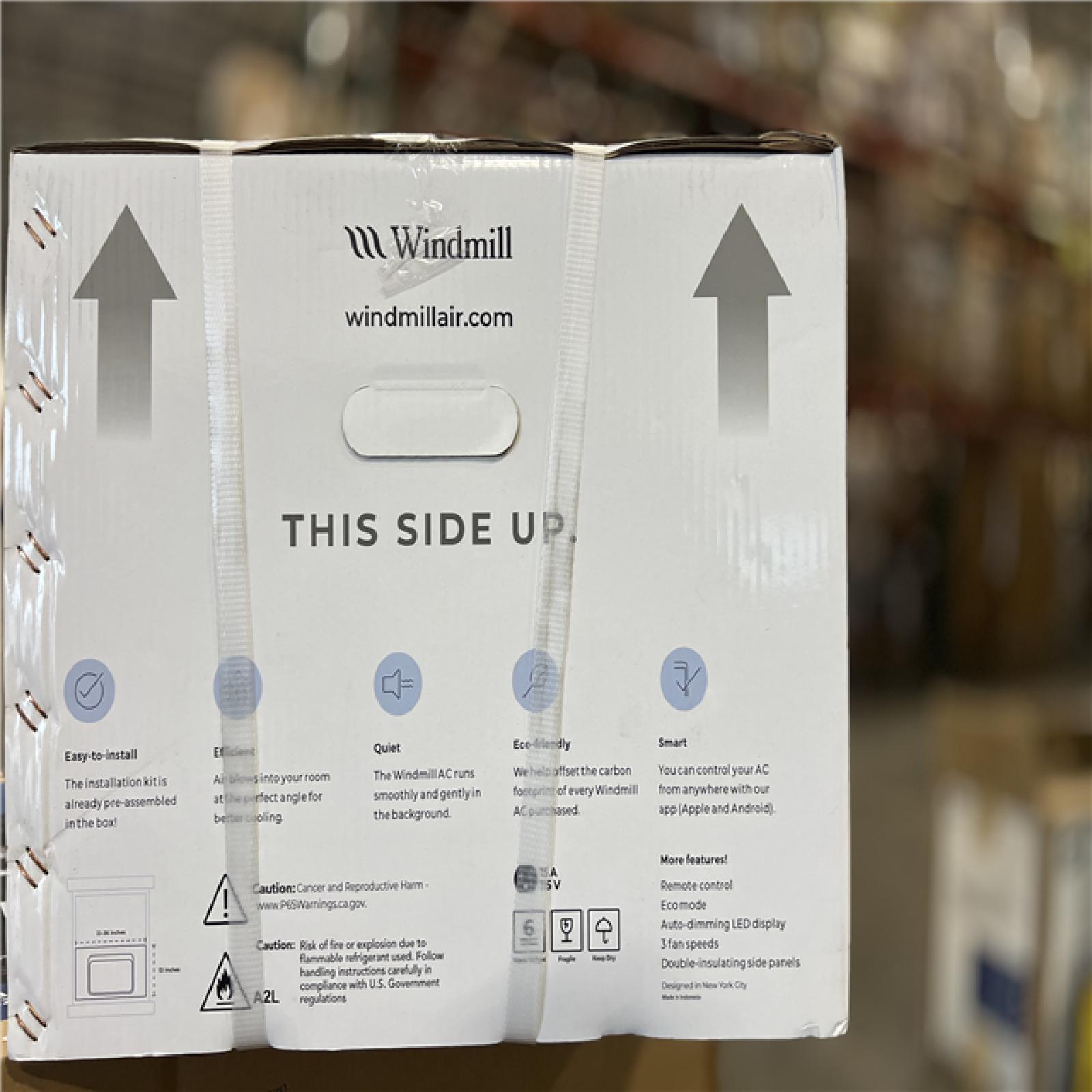 DALLAS LOCATION - Windmill 6,000 BTU 115-Volts Quiet Smart Window Air Conditioner, Wi-Fi/Remote, #1 Easiest-to-Install, up to 250 sq ft.