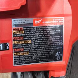 HOUSTON LOCATION - AS-IS Milwaukee FUEL 18V Lithium-Ion Cordless Brushless 6-1/2 in. Plunge Cut Track Saw (Tool-Only)