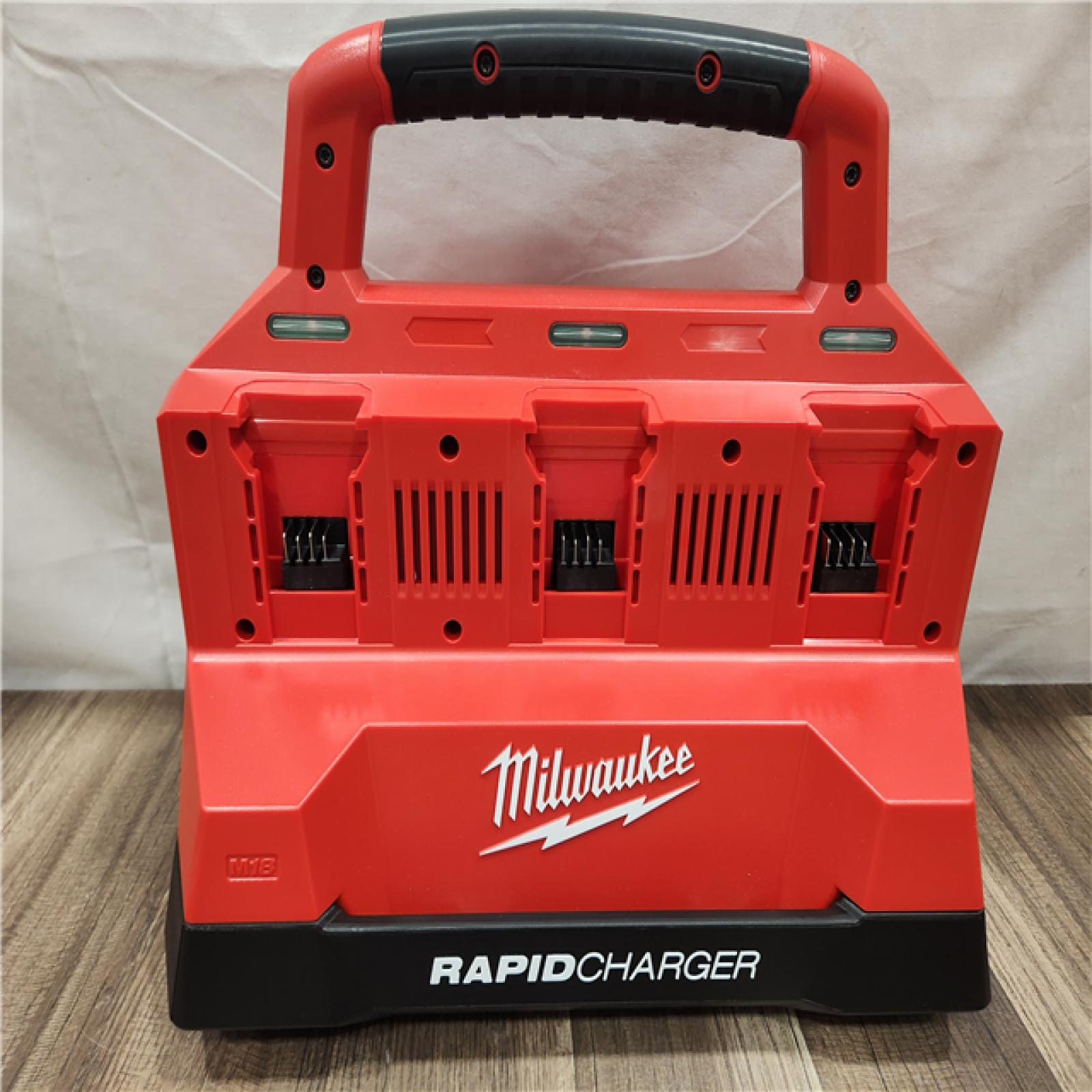AS-IS- Milwaukee M18 Packout Six Bay Rapid Charger (Tool-Only)