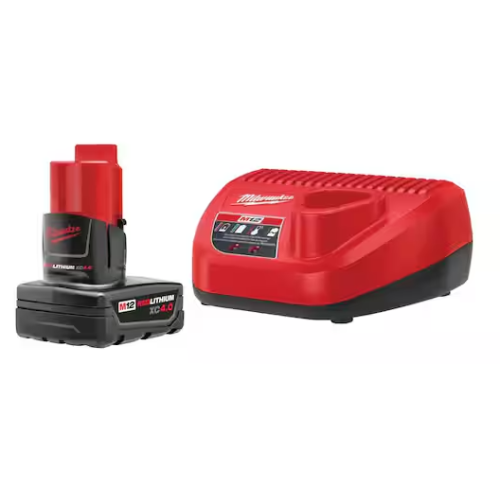 DALLAS LOCATION- MILWAUKEE 4.0 Ah. Battery Pack and Charger Kit