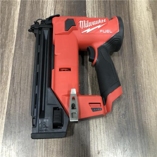 AS-IS Milwaukee  FUEL 12-Volt Lithium-Ion Brushless Cordless 18-Gauge 1-1/2 in. Compact Brad Nailer (Tool Only)