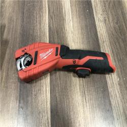 AS-IS Milwaukee M12 12V Lithium-Ion Cordless Copper Tubing Cutter (Tool-Only)
