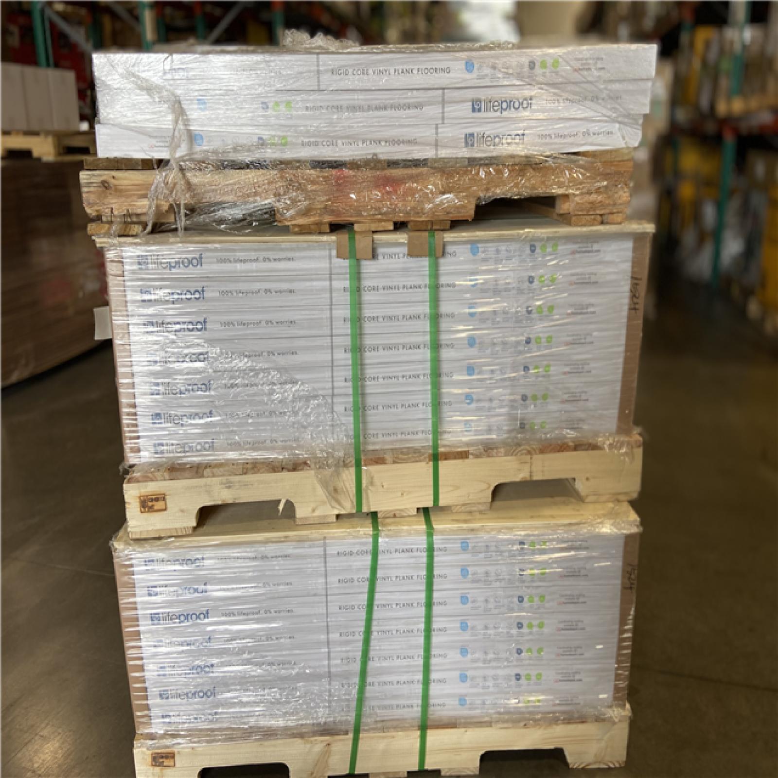 DALLAS LOCATION - Lifeproof Sterling Oak 6 MIL x 8.7 in. W x 48 in. L Click Lock Waterproof Luxury Vinyl Plank Flooring (20.1 sqft/case) 69 (CASES)