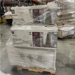 DALLAS LOCATION- AS-IS HOME DECORATORS ASSORTED CHRISTMAS TREES PALLET