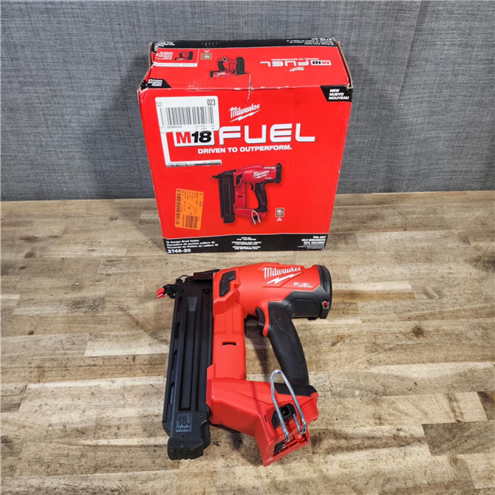HOUSTON LOCATION - AS-IS Milwaukee FUEL 18-Volt Lithium-Ion Brushless Cordless Gen II 18-Gauge Brad Nailer (Tool-Only)