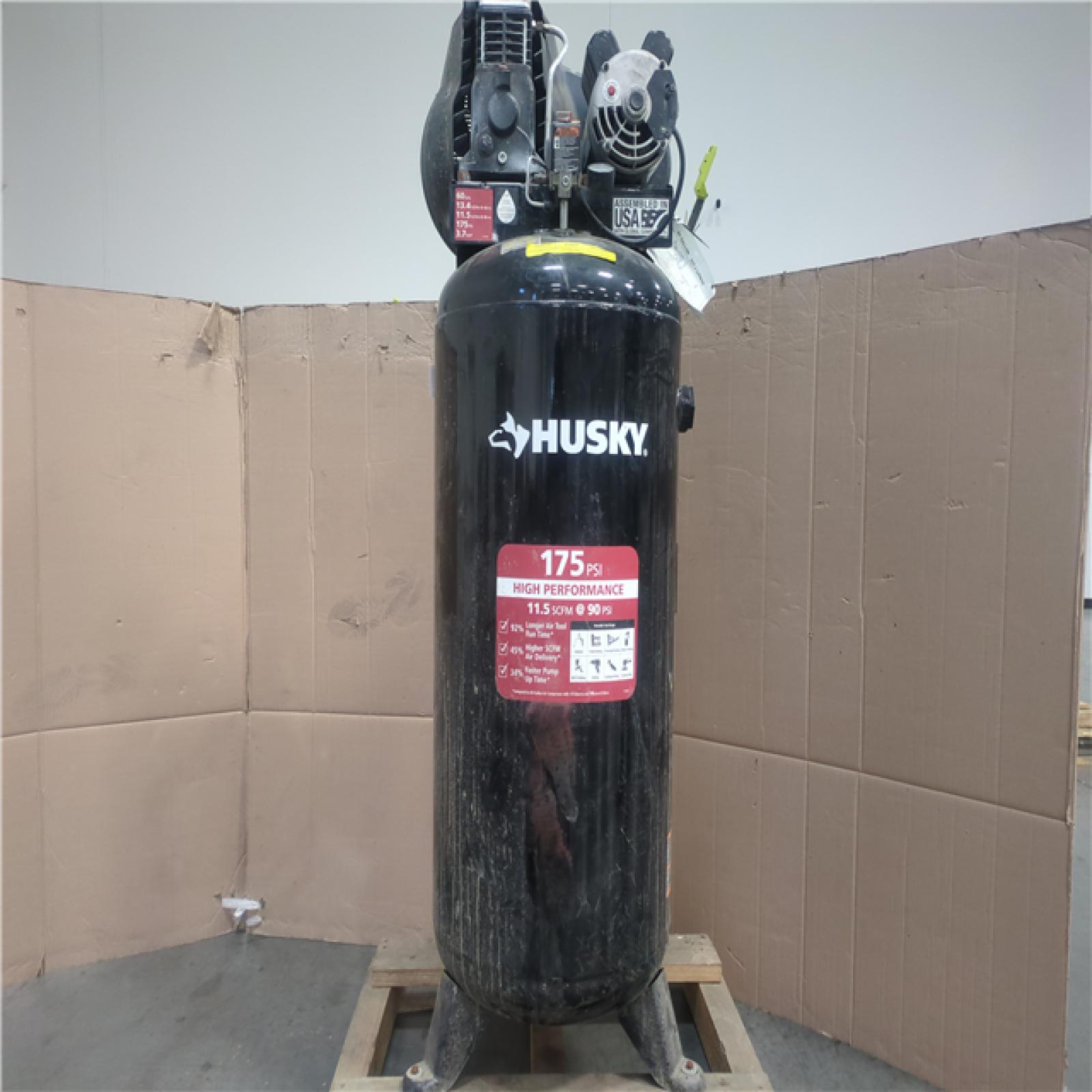 CALIFORNIA AS-IS HUSKY AIR COMPRESSOR