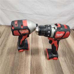 AS-IS Milwaukee 18V Cordless Brushed 2 Tool Drill/Driver and Impact Driver Kit