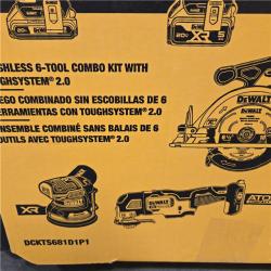 NEW! - DEWALT 20V MAX ToughSystem 6-Tool Cordless Combo Kit