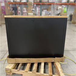 DALLAS LOCATION- AS IS - HUSKY 52 in. W x 25 in. D Heavy Duty 9-Drawer Mobile Workbench w/ Adjustable-Height Wood Top (Matte Black)