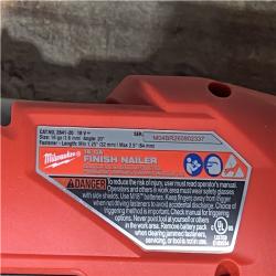 Houston Location AS-IS Milwaukee FUEL 18-Volt Lithium-Ion Brushless Cordless Gen II 16-Gauge Angled Finish Nailer (Tool-Only)