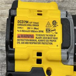 AS-IS DEWALT Atomic 20V Lithium-Ion Cordless Compact 1/2 in. Drill/Driver Kit