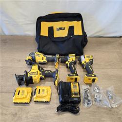 AS-IS DEWALT ATOMIC 20V Cordless (4-Tool) Combo Kit