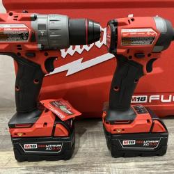 NEW - Milwaukee FUEL 18V Lithium-Ion Brushless Cordless Hammer Drill and Impact Driver Combo Kit