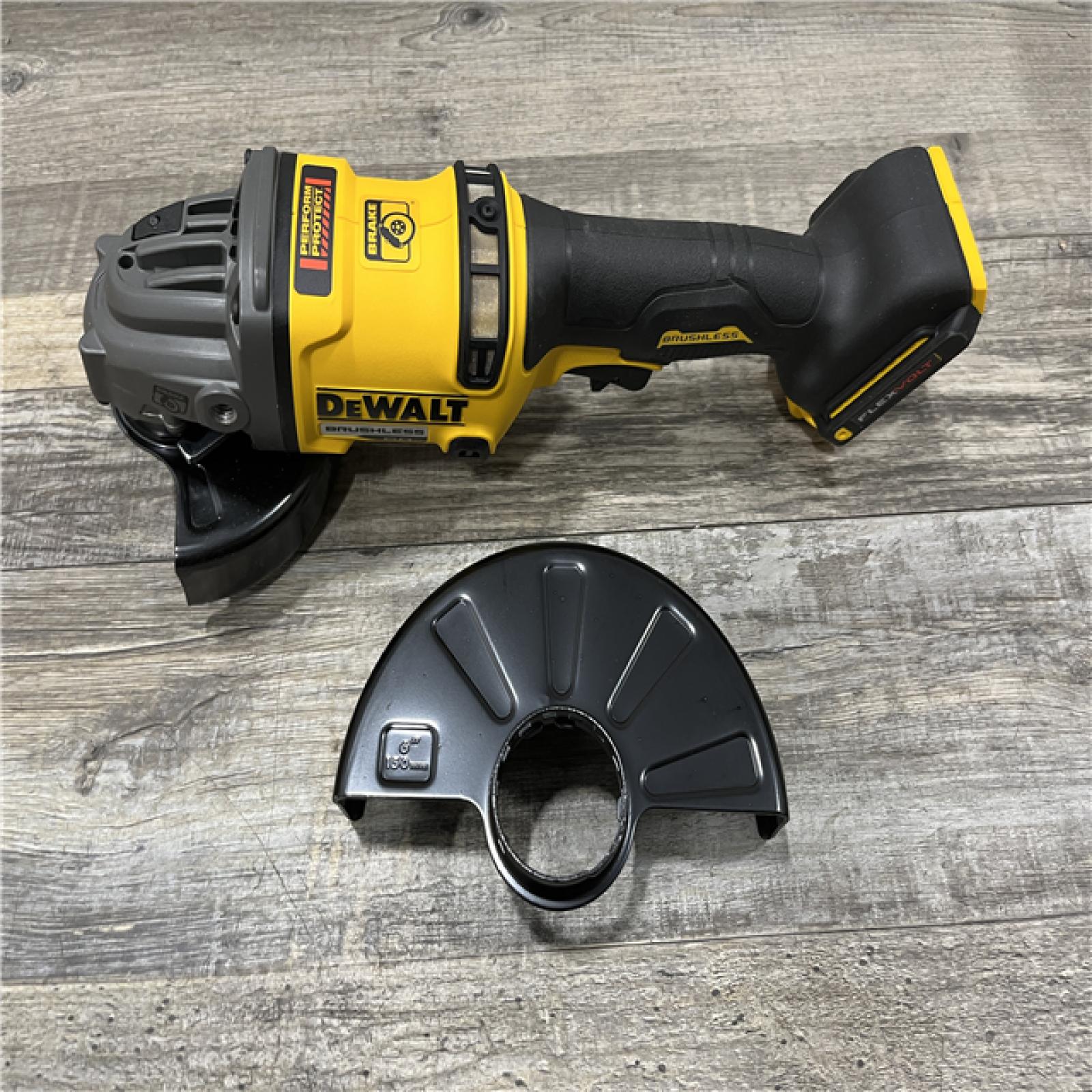 AS-IS DEWALT FLEXVOLT 60V MAX Cordless Brushless 4.5 in. to 6 in. Small Angle Grinder with Kickback Brake (Tool Only)