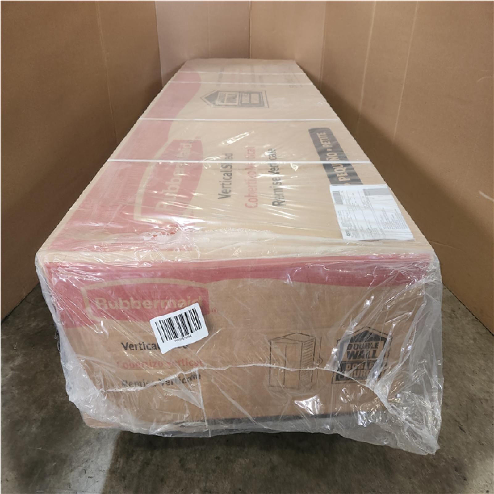 Phoenix NEW Rubbermaid 2 ft. 4 in. x 4 ft. 8 in. Small Vertical Resin Storage Shed (SEALED)