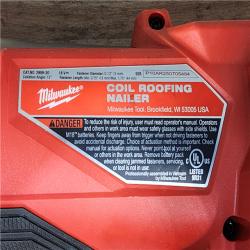 HOUSTON LOCATION - AS-IS Milwaukee FUEL 18-Volt Lithium-Ion Brushless Cordless Coil Roofing Nailer (Tool Only)