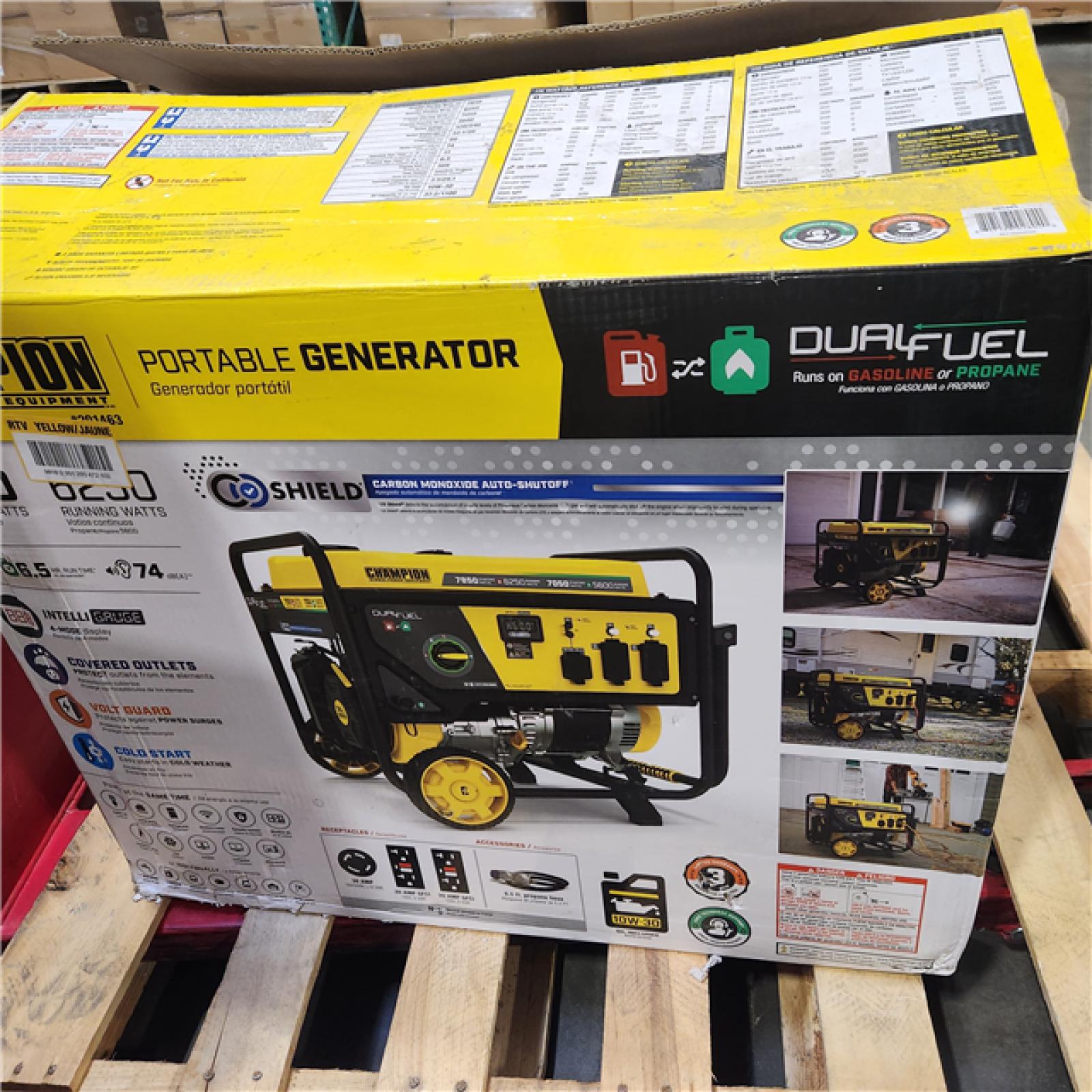Dallas Location - As-Is Champion Power Equipment 7850/6250-Watt Gasoline Portable Generator