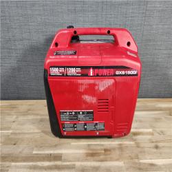 HOUSTON LOCATION - AS-IS 1500-Watt Recoil Start Gasoline Powered Ultra-Light Inverter Generator with 60cc OHV Engine and CO Sensor Shutdown