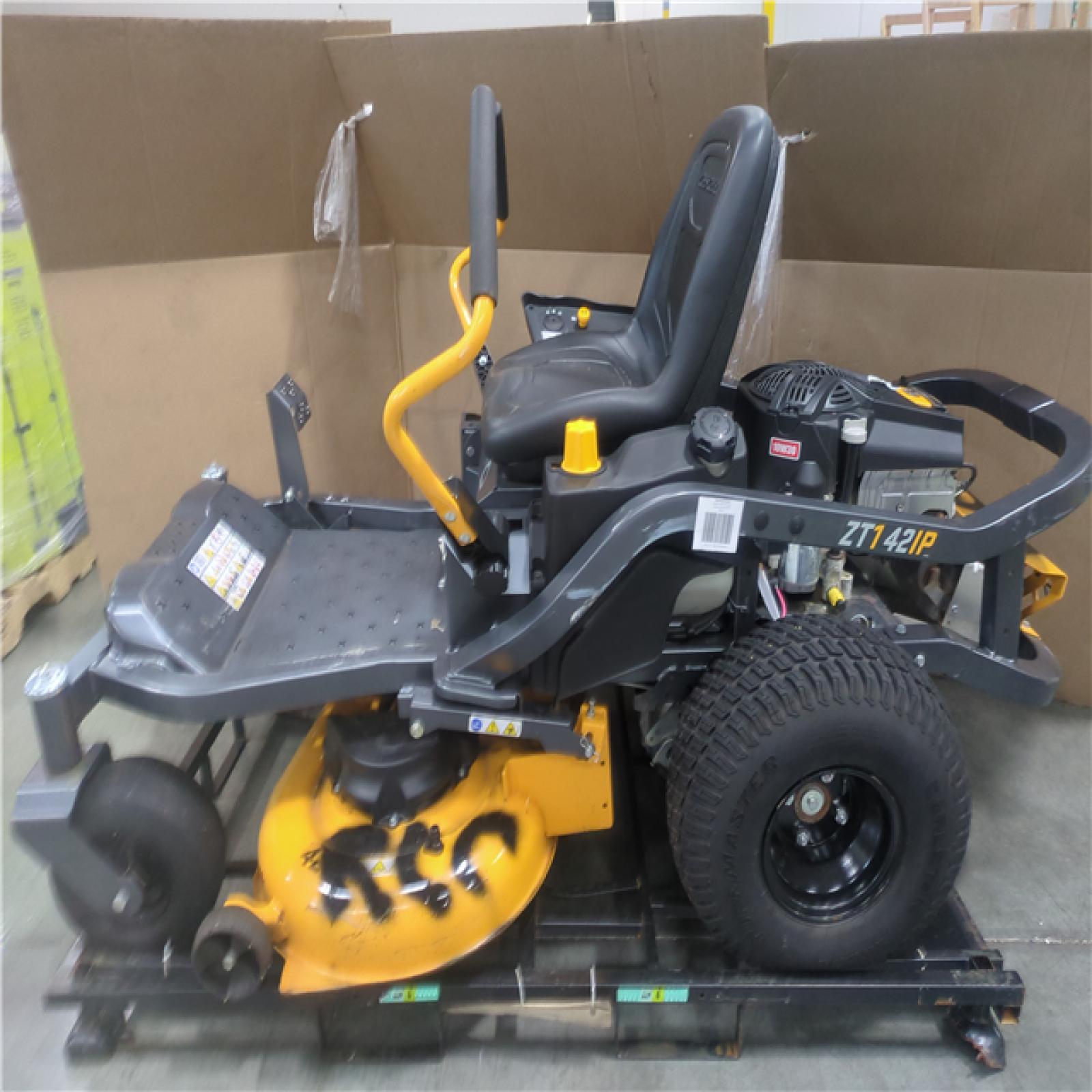 CALIFORNIA AS-IS CUB CADET ULTIMA SITDOWN LAWNMOWER