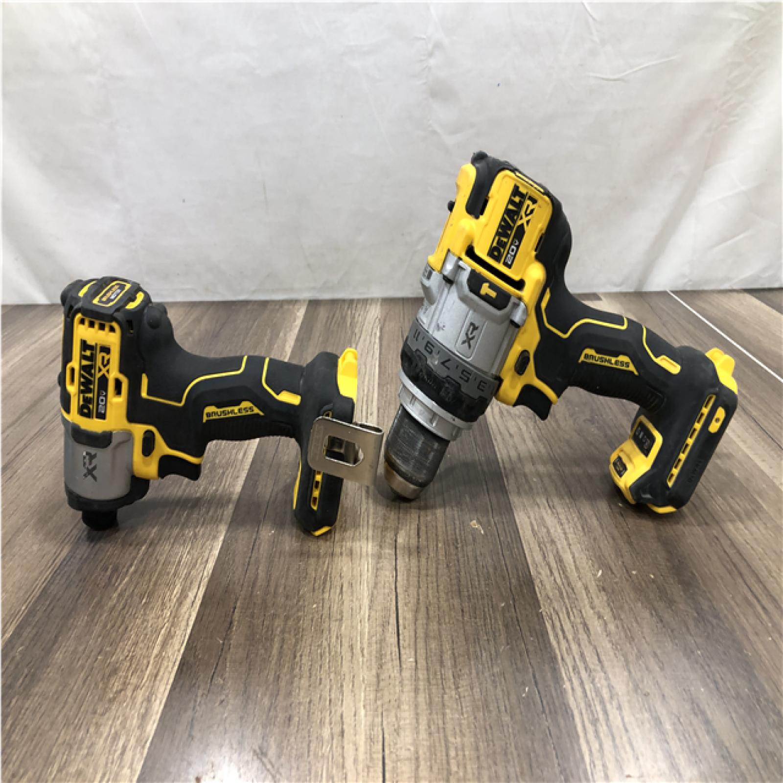 AS-IS DEWALT 20V XR Lithium-Ion Cordless Brushless 1/2 in. Drill/Driver Kit